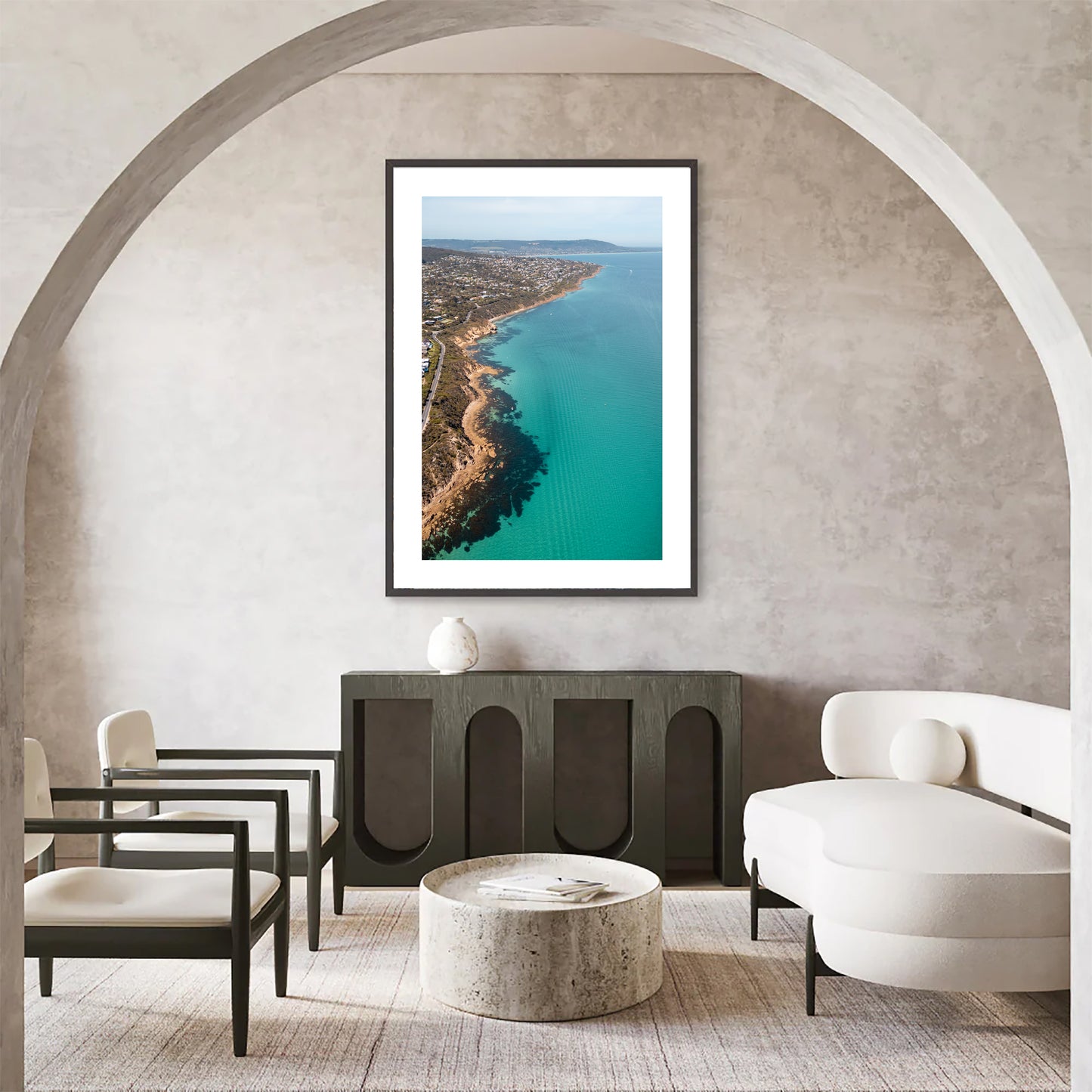 The Pillars Mount Martha Portrait Print