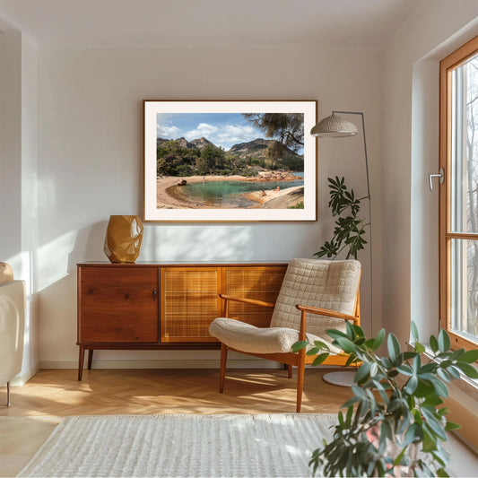 Scenic view of Honeymoon Bay