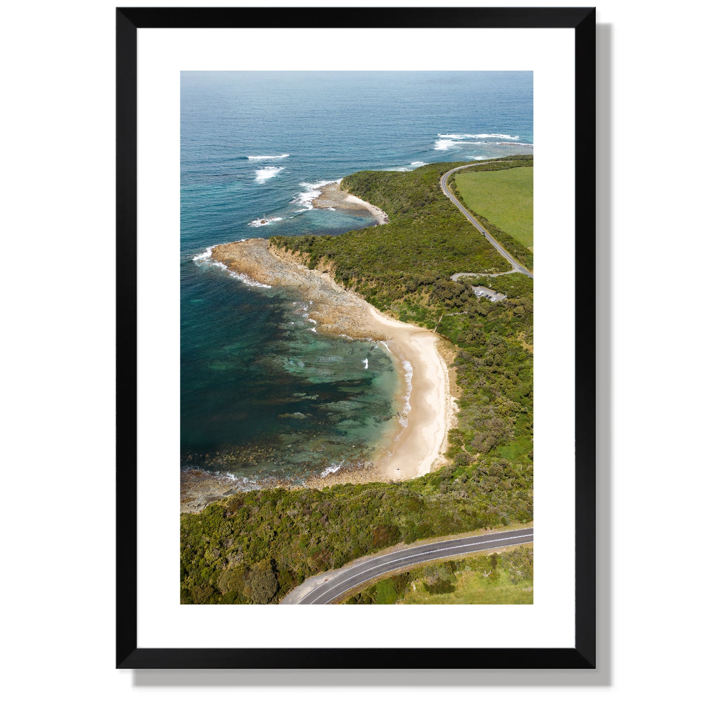 Shack Bay Inverloch portrait Print