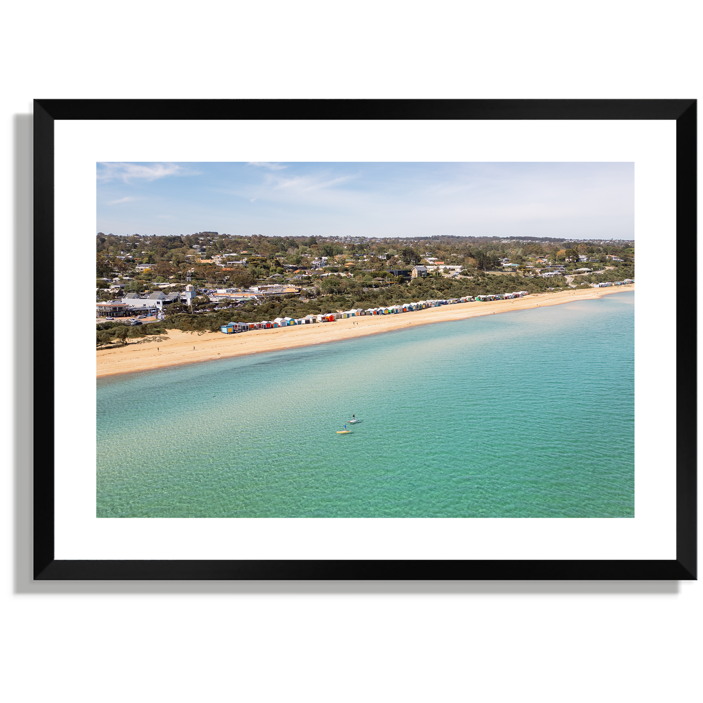 Mount Martha Beach boxes Print