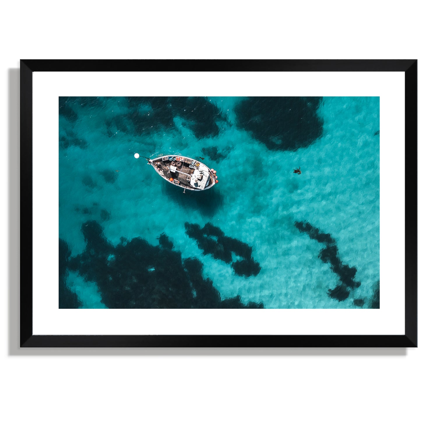 Fishing Aqua Seas Print