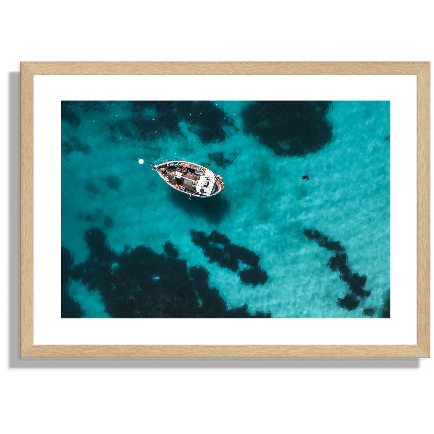 Fishing Aqua Seas Print