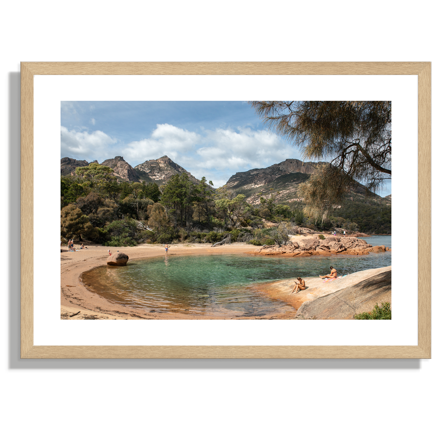 Honeymoon Bay Reflection Print
