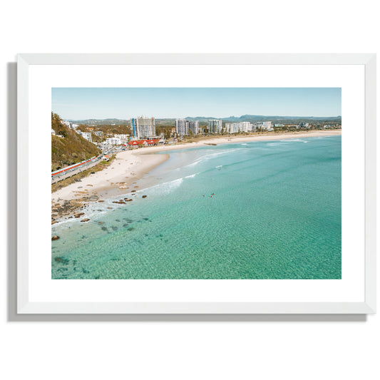 Kirra turquoise waters Print