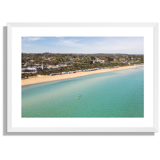 Mount Martha Beach boxes Print