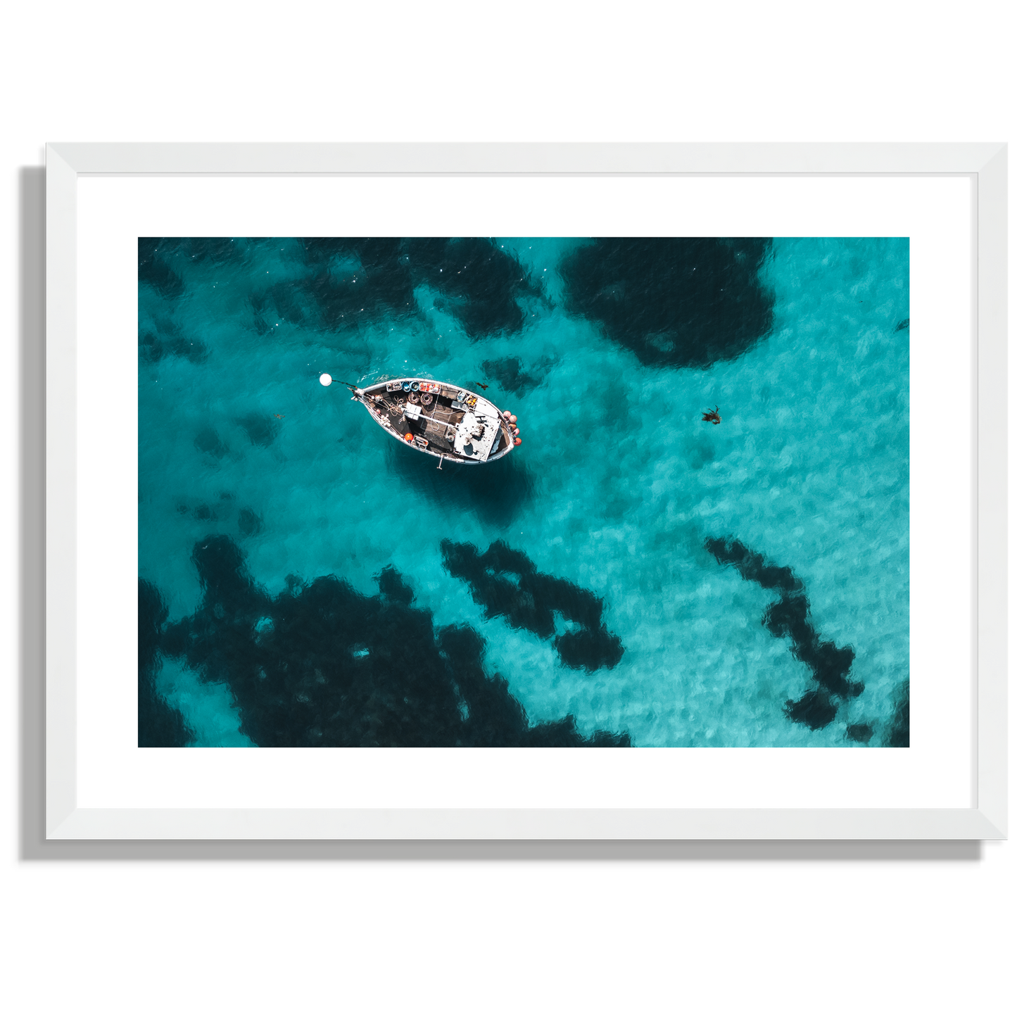 Fishing Aqua Seas Print