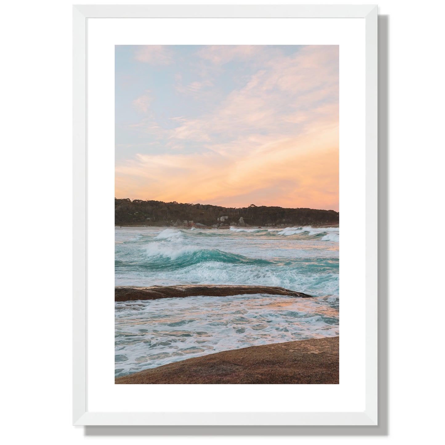 Bay of Fires Pink Sunset Print