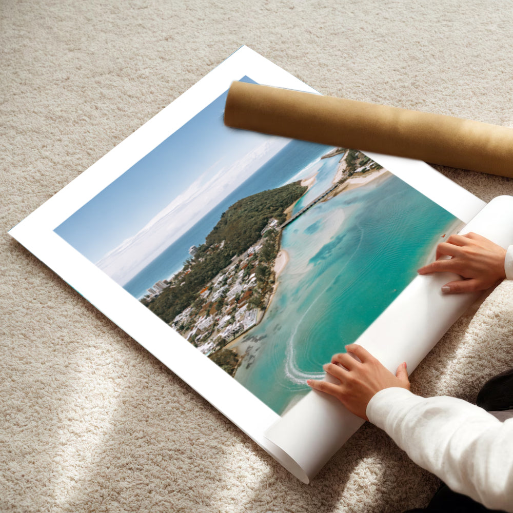 Out to sea Tallebudgera Creek Print