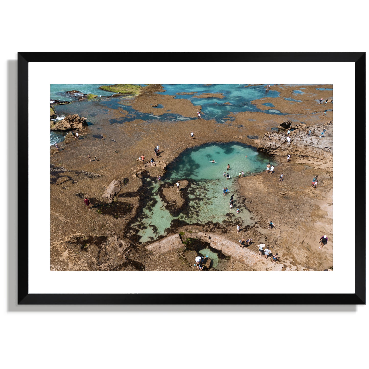 Sorrento Rock pools Print