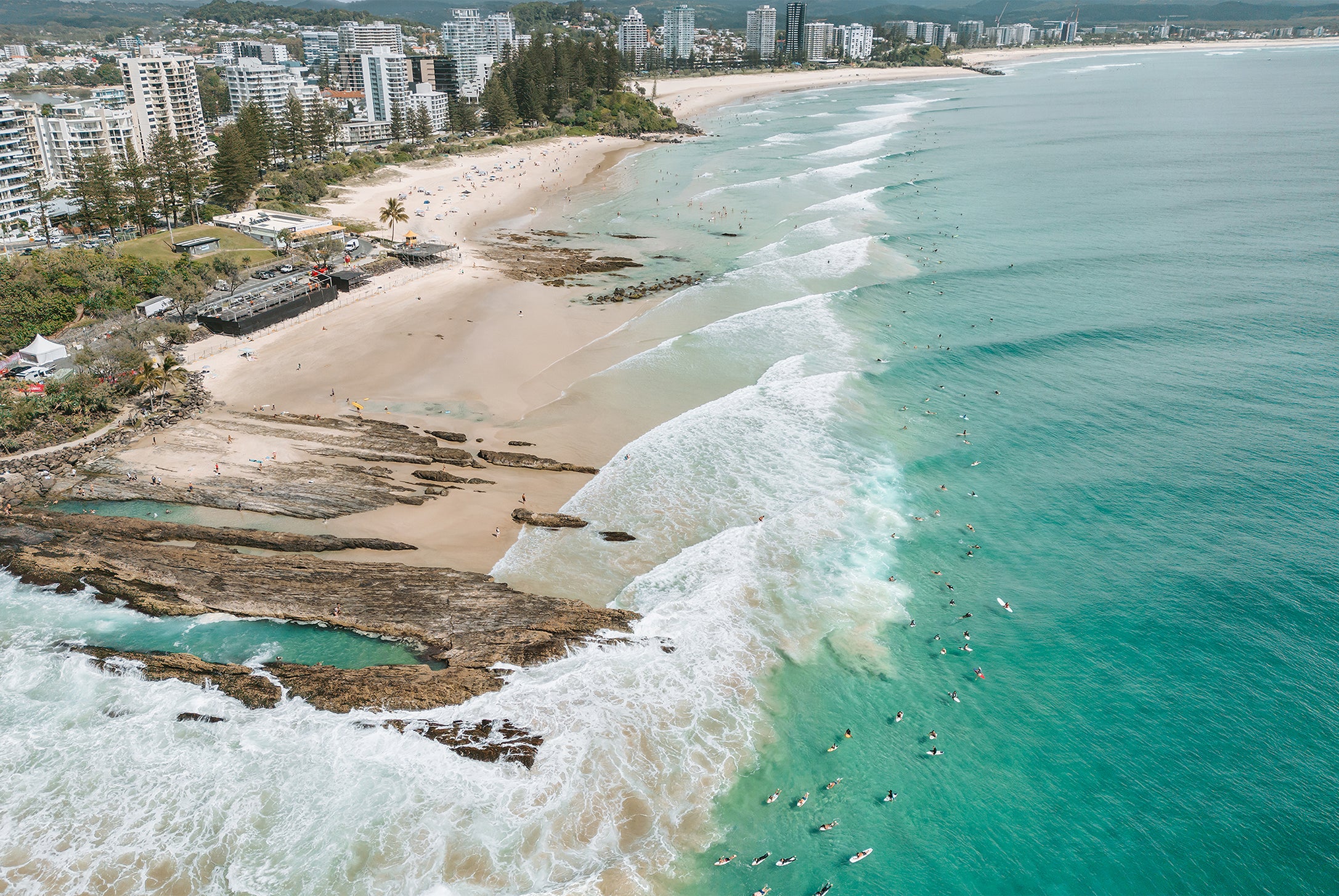 Snapper Rocks Beach Print – Coastal Reflections