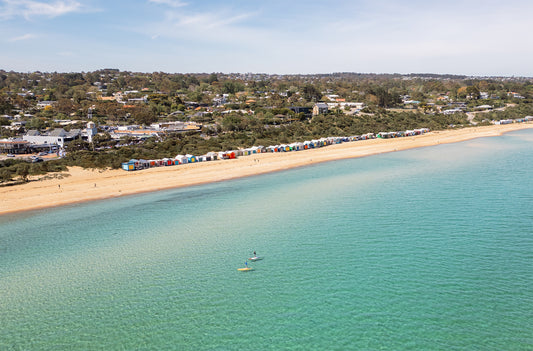 Mount Martha Beach boxes Print