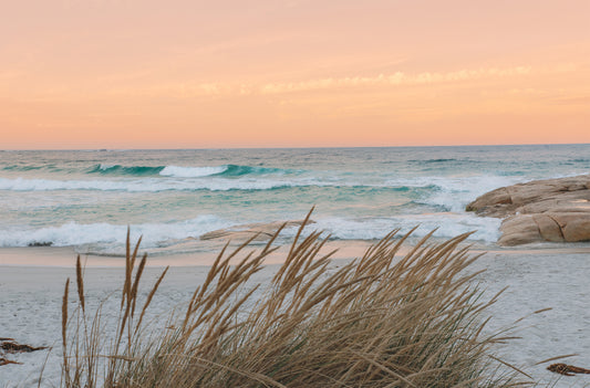Bay of Fires Sunset Landscape Print | Tasmania Coastal Wall Art