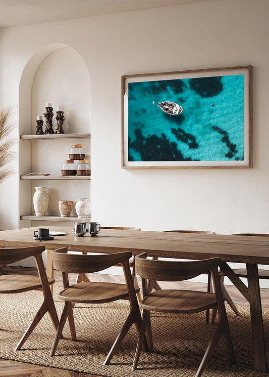 Fishing boat print