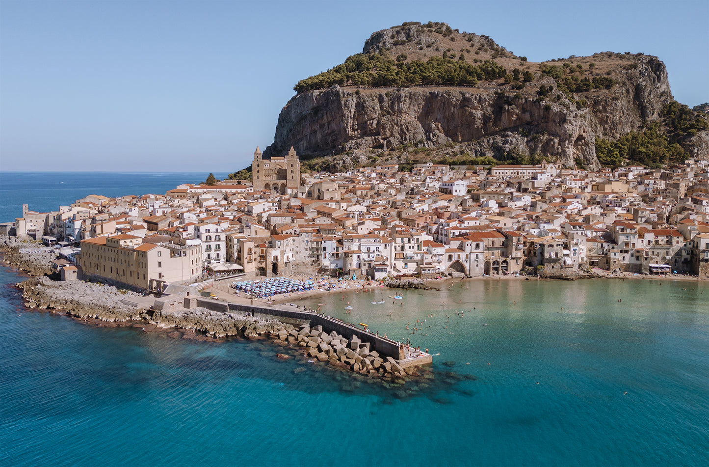 Cefalù Old Town from the Sea