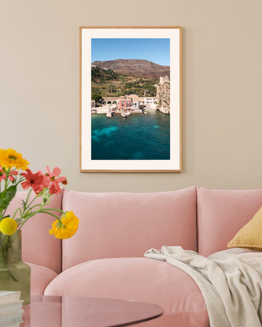 Drone photo of Scopello, Sicily 