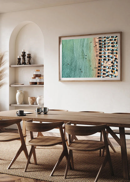 Overhead photo of San Vito Lo Capo beach in Sicily