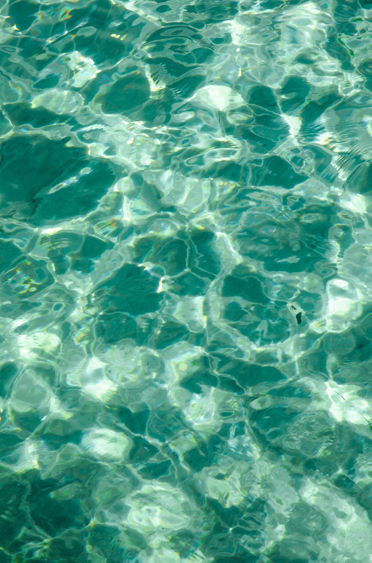Abstract print of clear turquoise and seafoam water on the Mornington Peninsula – coastal wall art