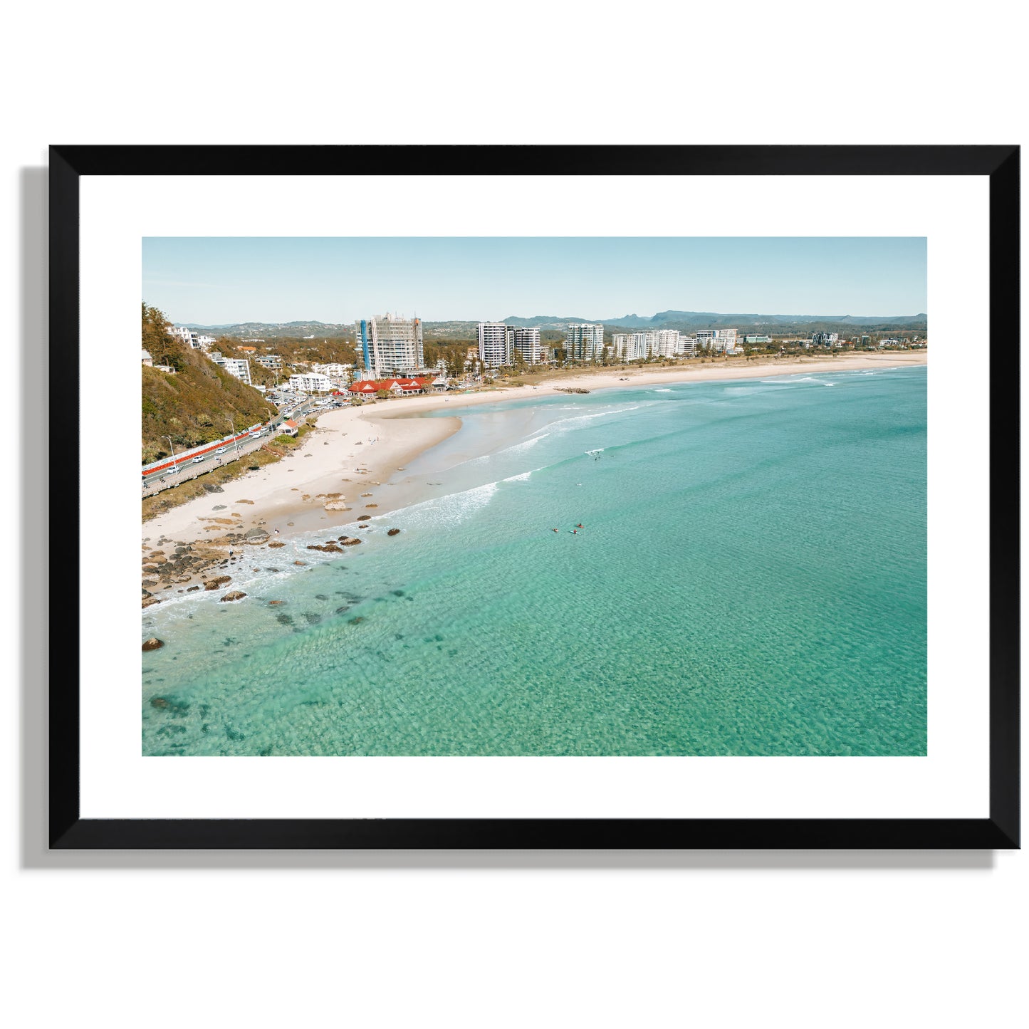 Kirra turquoise waters Print