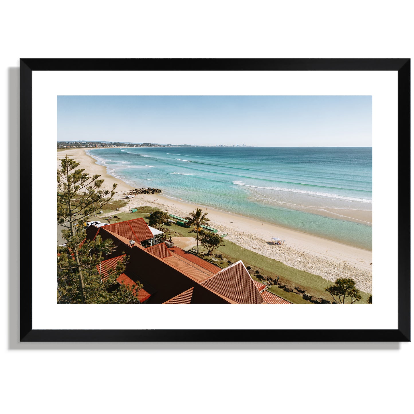 Over Kirra Surf lifesaving Club Print