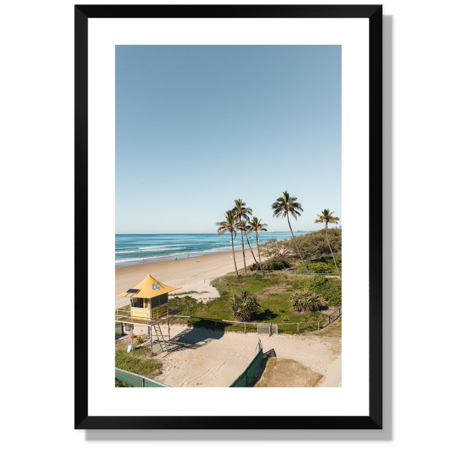 Main Beach Life guard tower Print