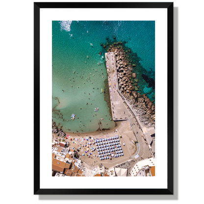 Cefalù Beach from Above