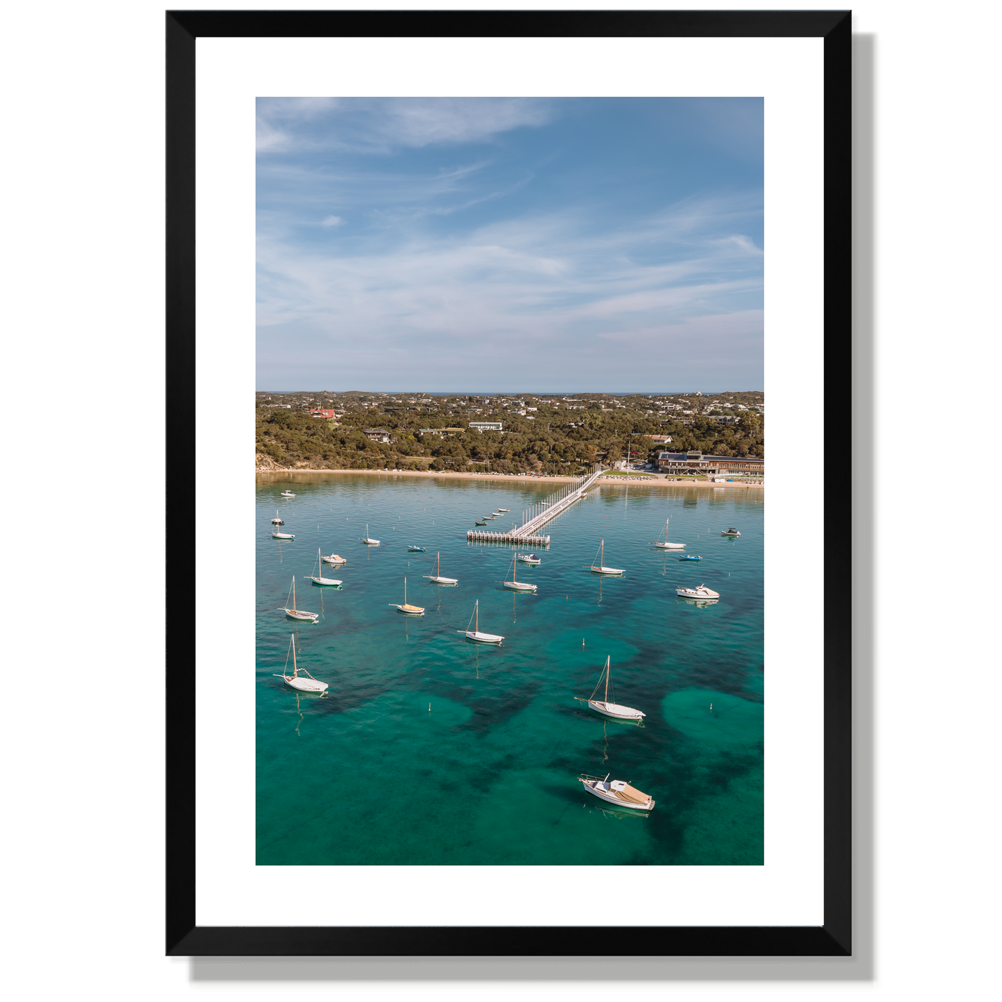 Sorrento Sailing Club Portrait Print