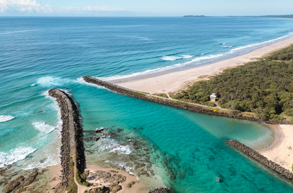 Brunswick river to beach Print