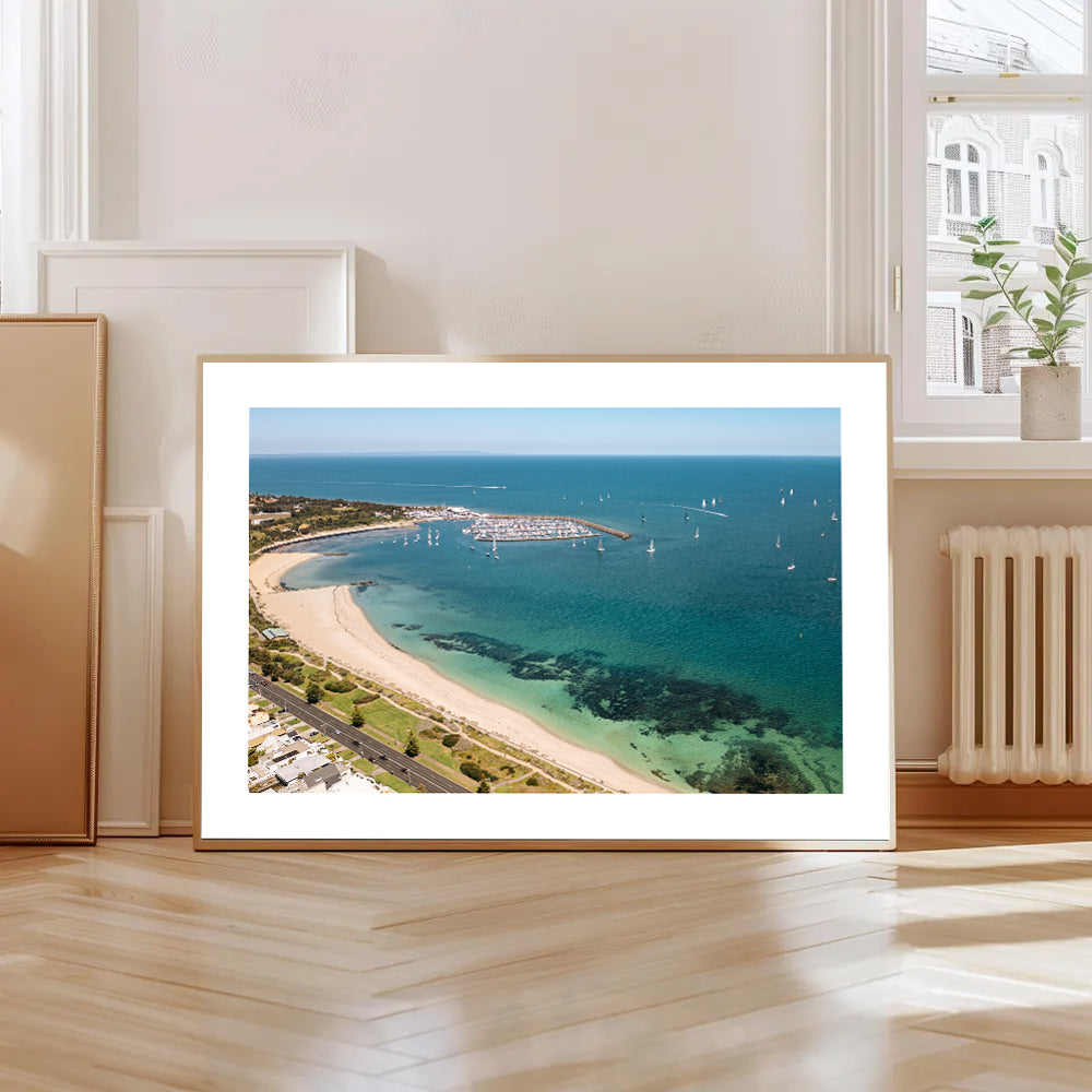 Hampton beach Print