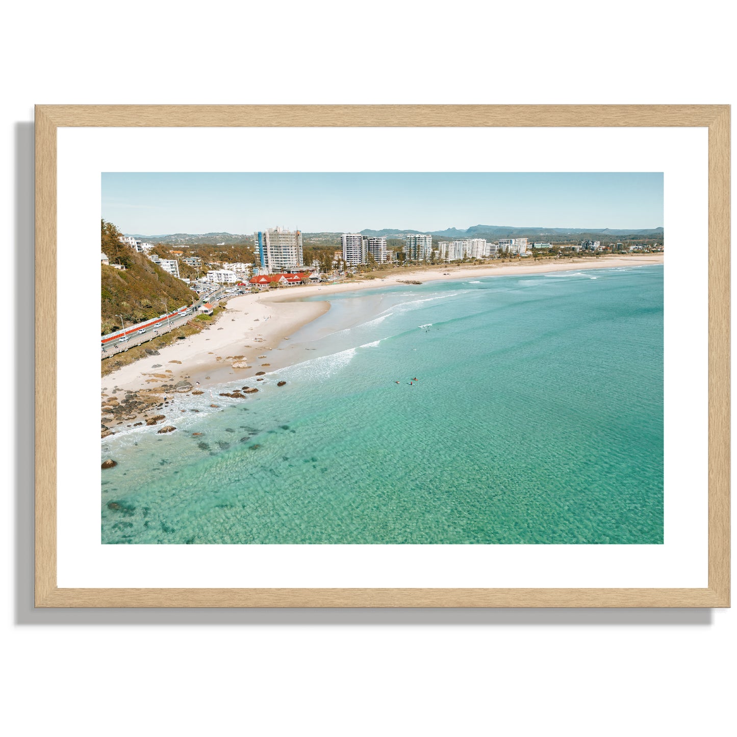 Kirra turquoise waters Print