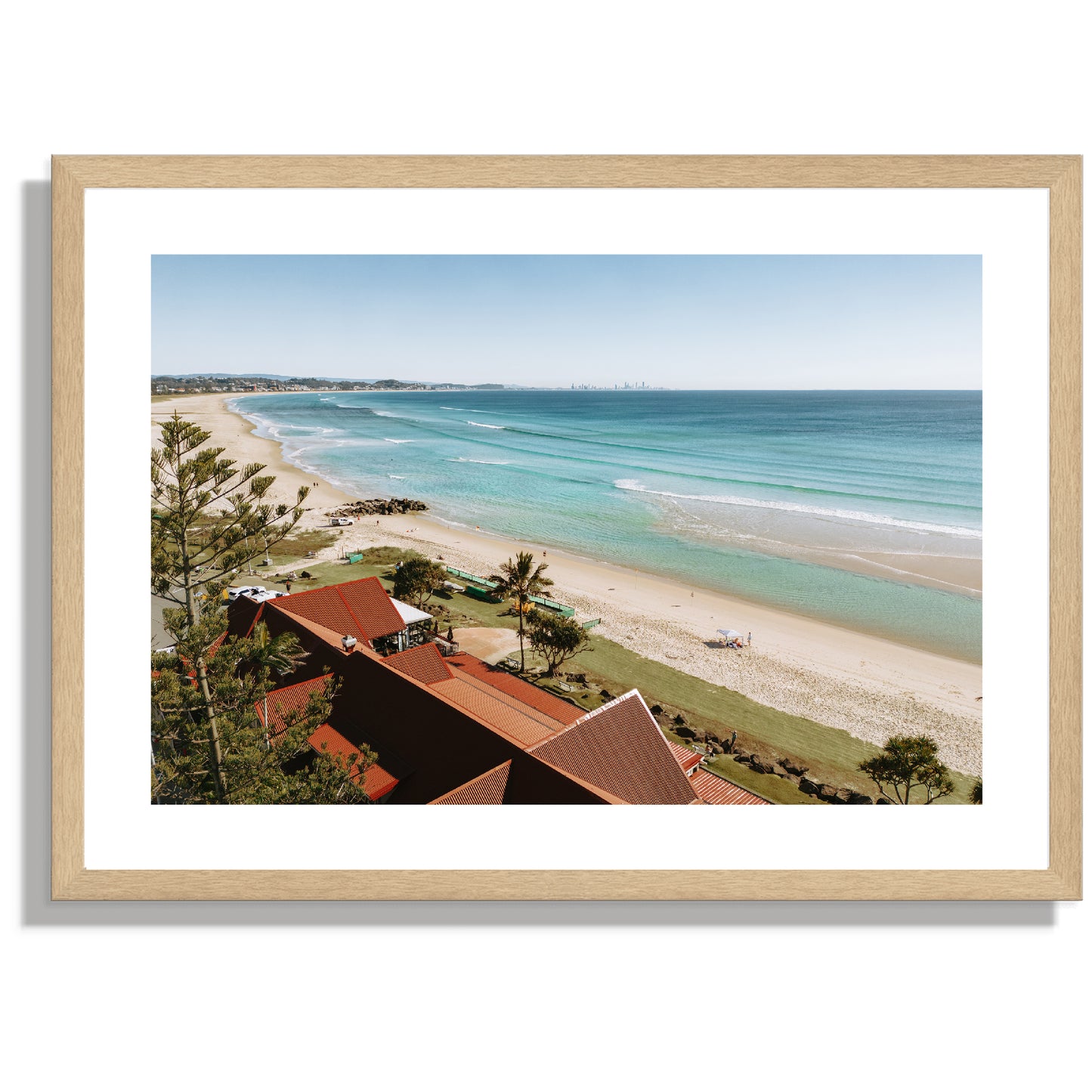 Over Kirra Surf lifesaving Club Print