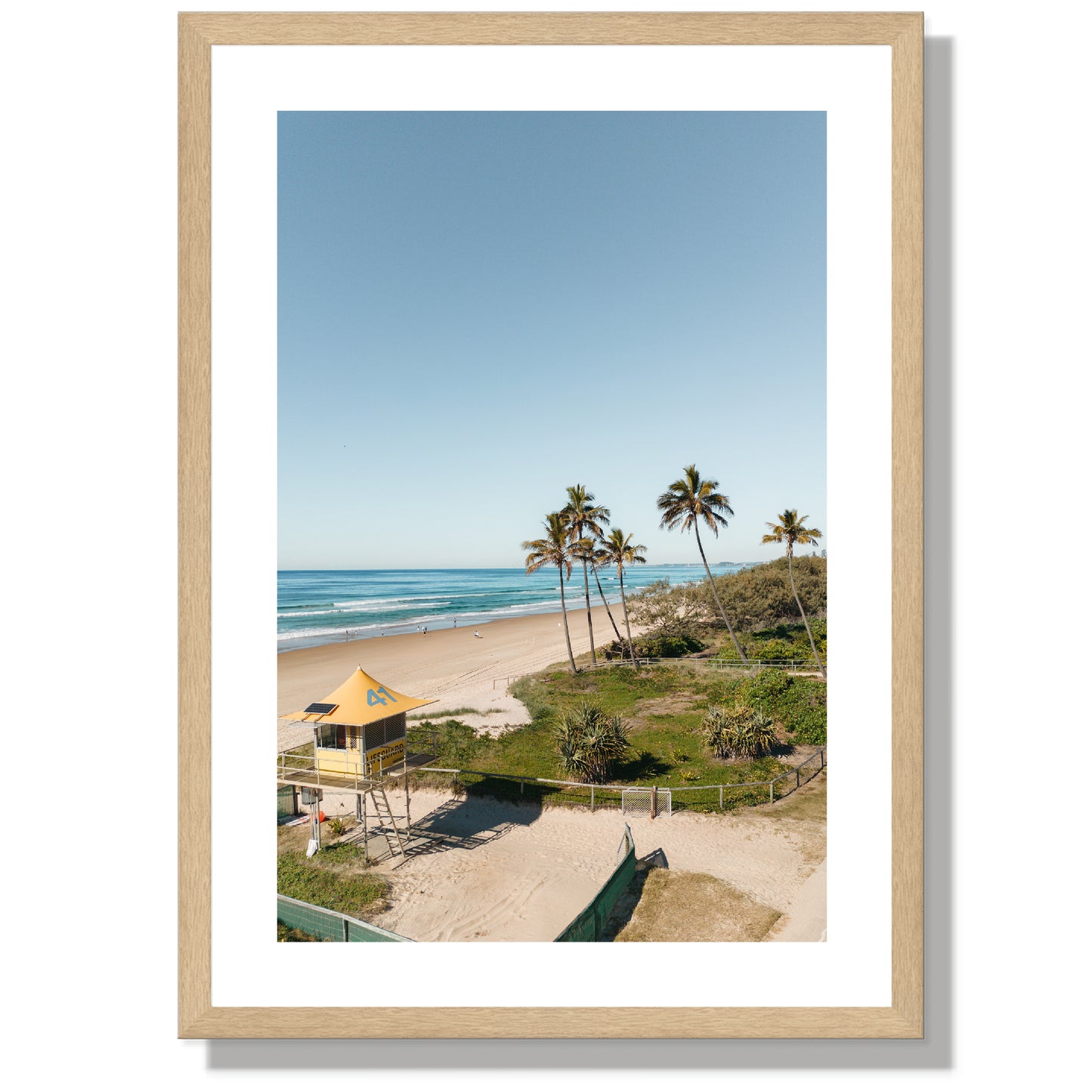 Main Beach Life guard tower Print