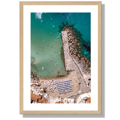 Cefalù Beach from Above