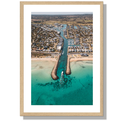 Safety beach inlet portrait