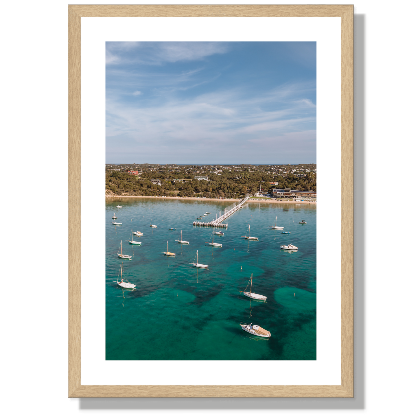 Sorrento Sailing Club Portrait Print