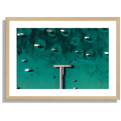 Sorrento Sailing Pier Print