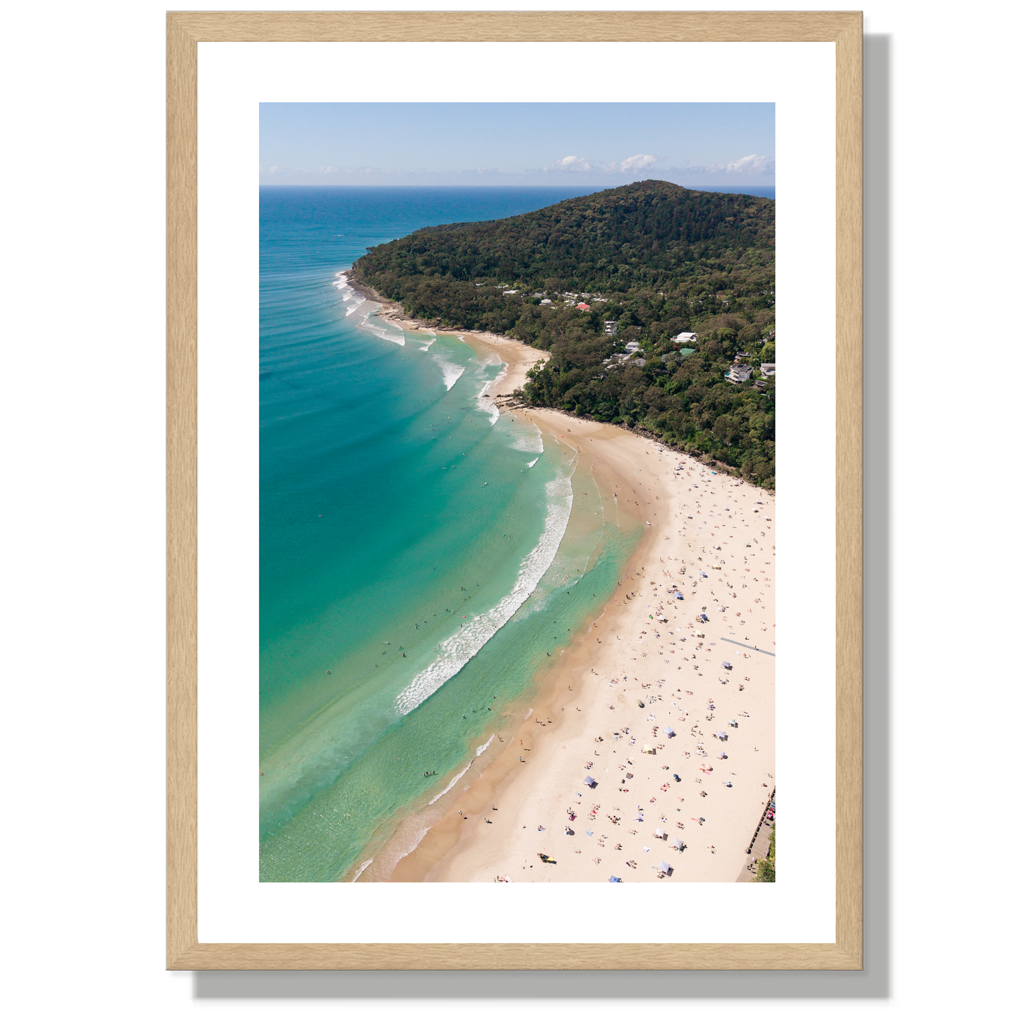 Noosa Main Beach Portrait Print