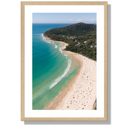 Noosa Main Beach Portrait Print