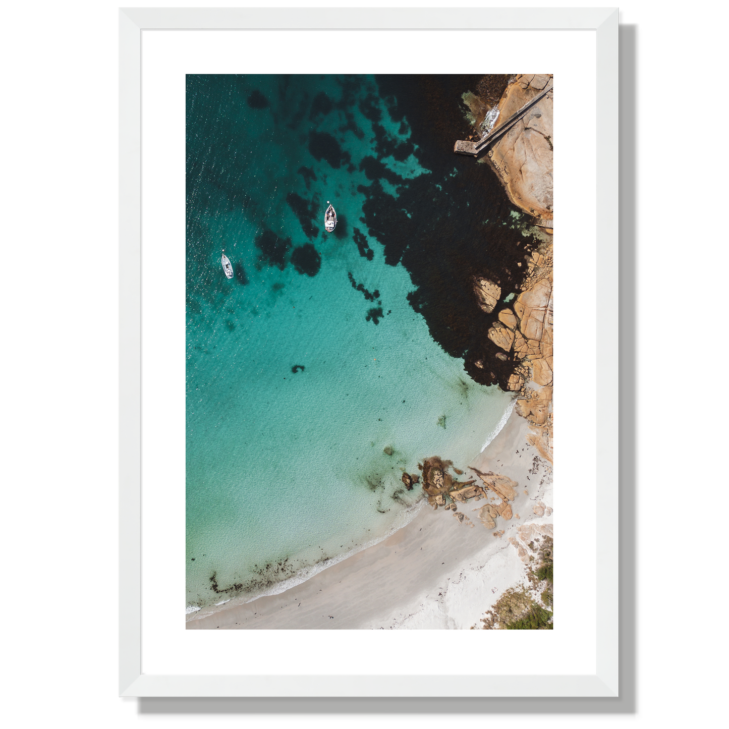 Wubbs Beach Arial Print