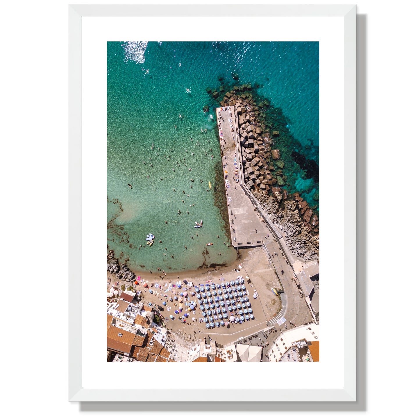 Cefalù Beach from Above