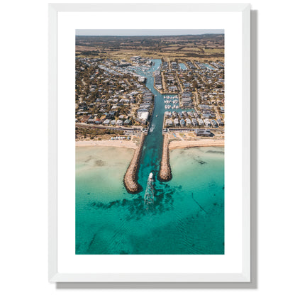 Safety beach inlet portrait
