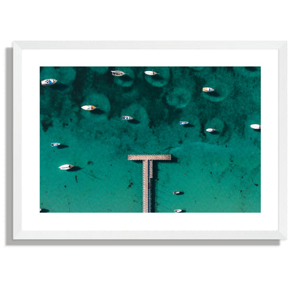 Sorrento Sailing Pier Print