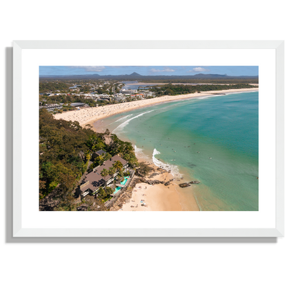Noosa Main Beach and Laguna Bay Print