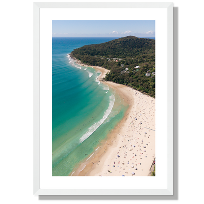 Noosa Main Beach Portrait Print