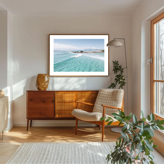 Currumbin Alley Surf day Print