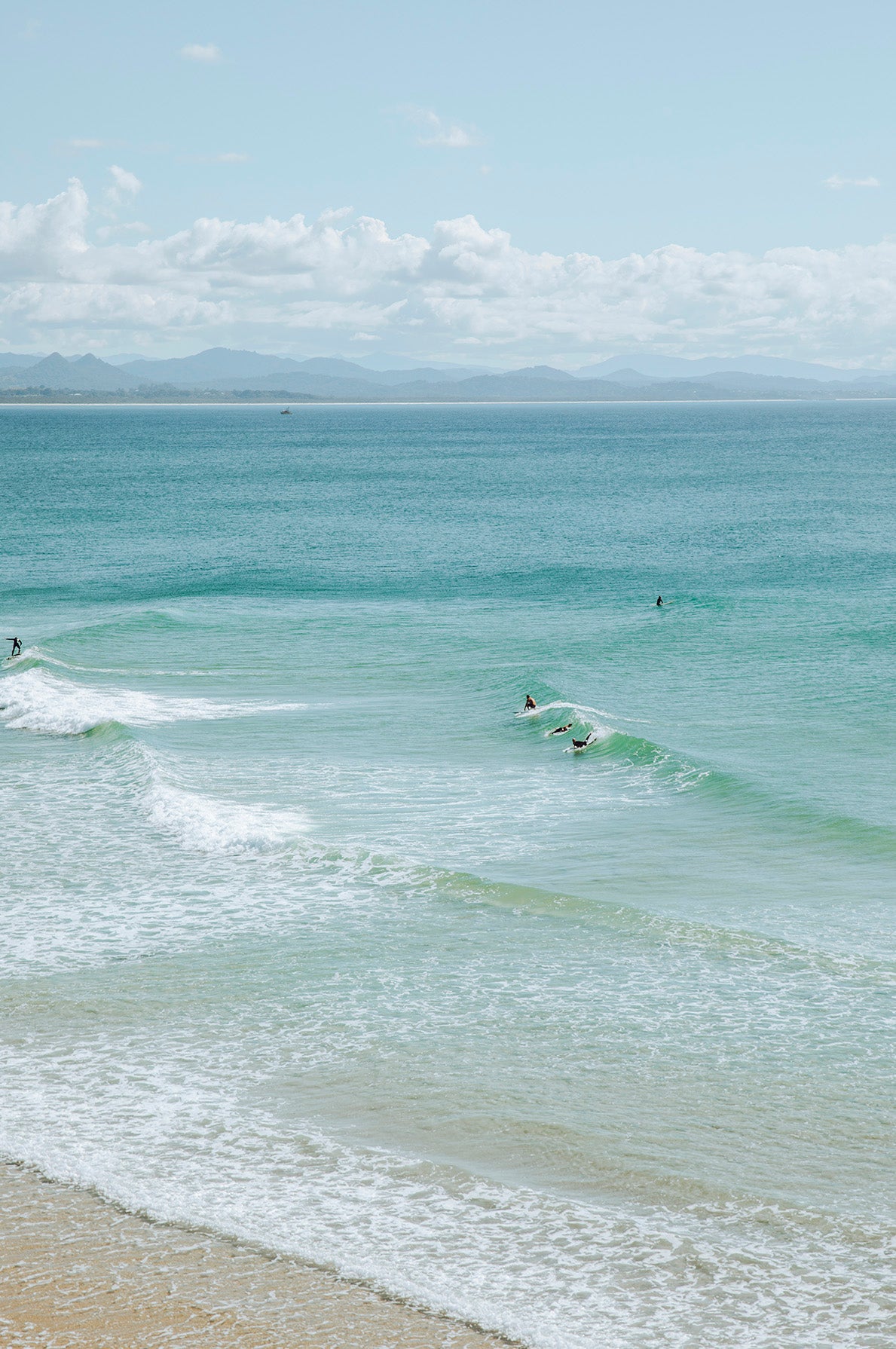 Wategos beach Byron Bay NSW Print