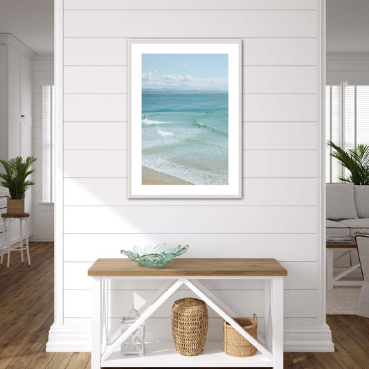 Wategos beach Byron Bay NSW Print