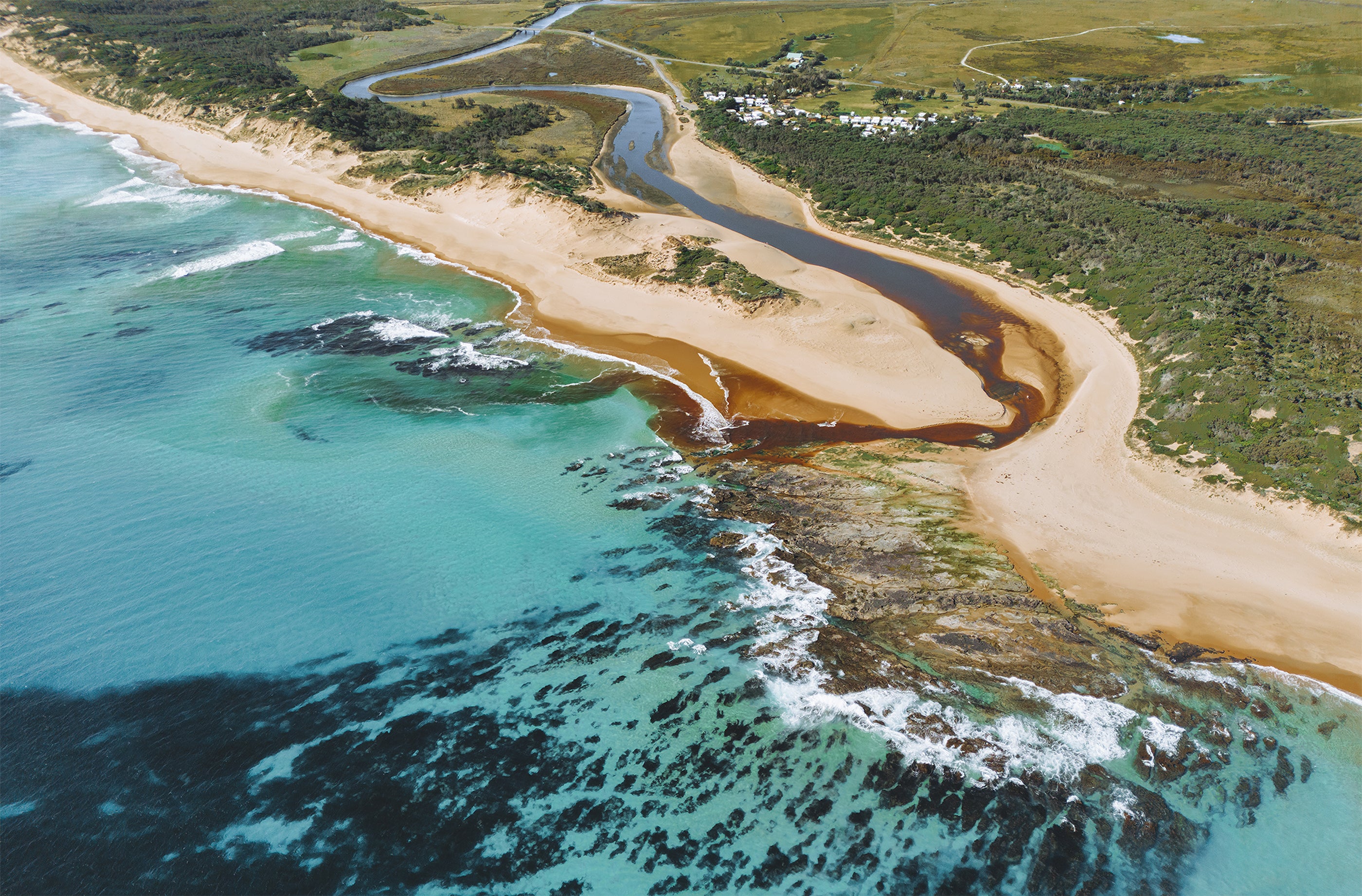 Powlett River, Kilcunda VIC – Victoria Coastline Wall Art – Coastal ...