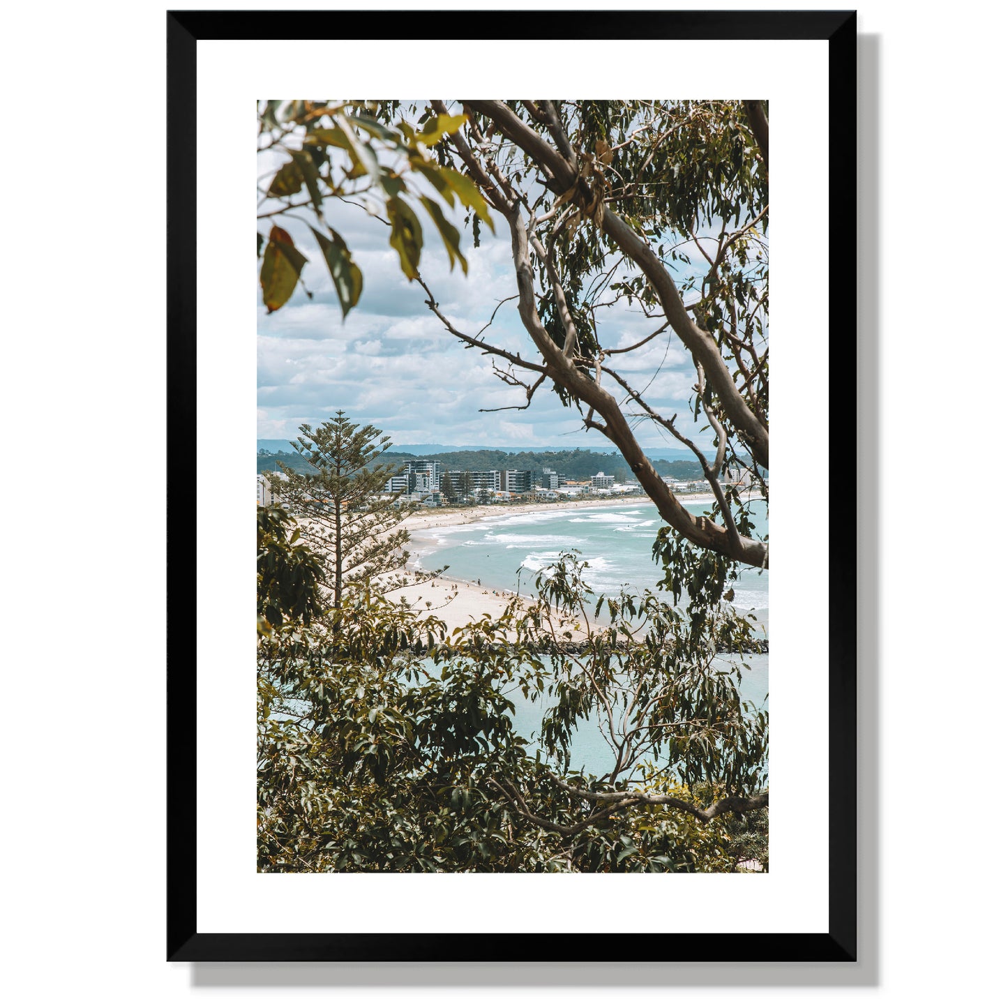Palm Beach Silhouette Print