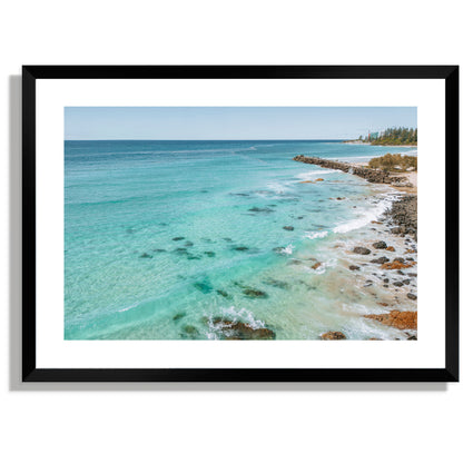 Kirra Sea wall Print