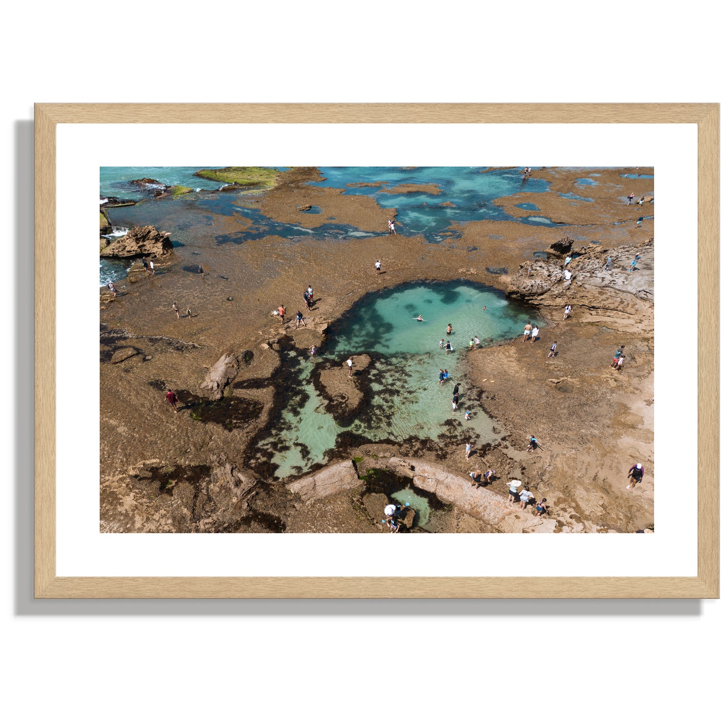 Sorrento Rock pools Print